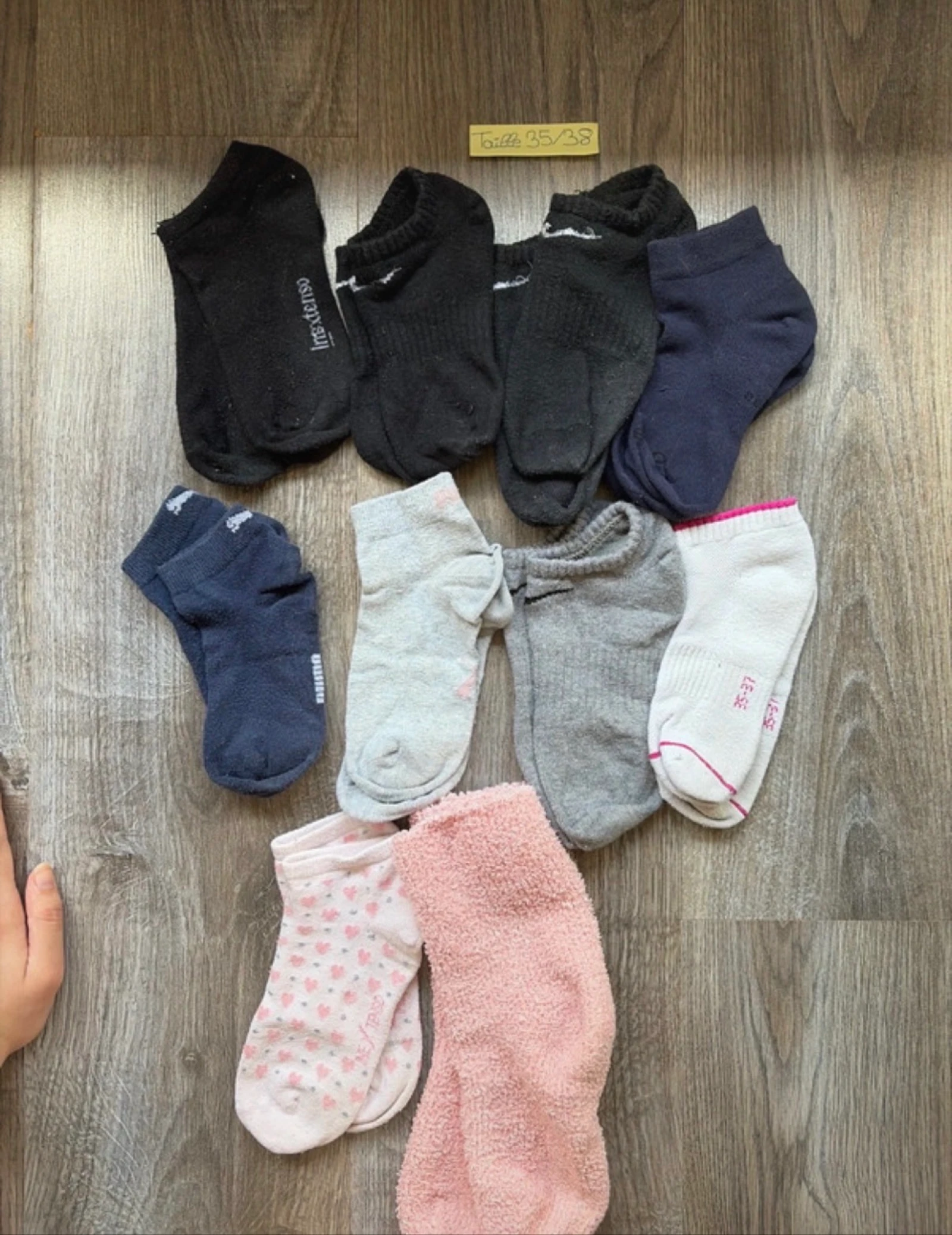 Lot de 4 paires de chaussettes 35/38